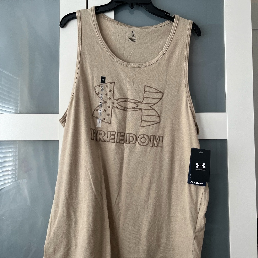NEW Men's Under Armour Freedom Tank